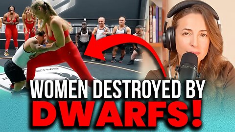 Female Bodybuilders DESTROYED by Male Dwarfs! - Women Try to Compete With Men & FAIL!