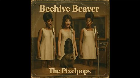 Beehive Beaver-The Pixelpops (60’s Motown Parody, AI Comedy Music)