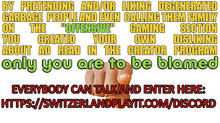 🔴 BUT MUH AD READ!!! you created this in rumble gaming!