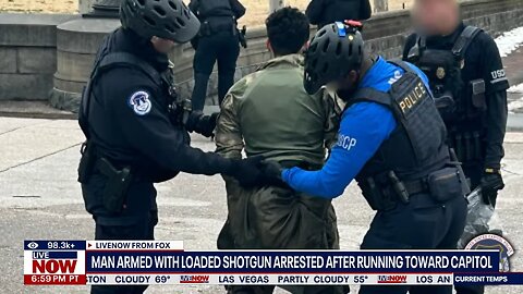 18-year-old with loaded gun arrested after running toward U.S. Capitol