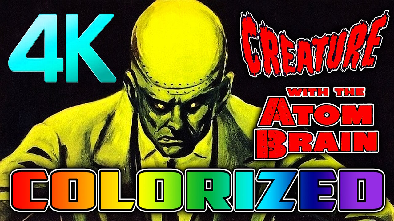 Creature With The Atom Brain (4K - UHD) COLORIZED & REMASTERED - Cult Sci-Fi ZOMBIE HORROR