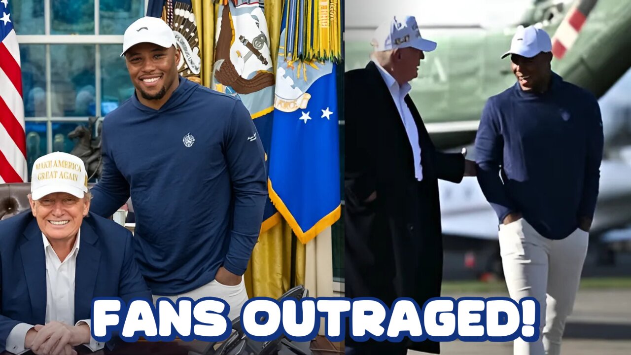 Saquon Barkley Played Golf With The President And People Are Shocked!