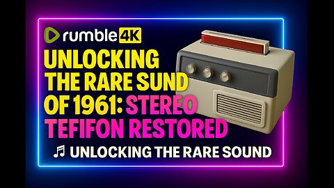 "🎶 Unlocking the Rare Sound of 1961: Stereo Tefifon Restored! 🔧✨"