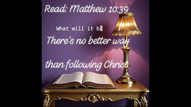 " The Lord knows best "