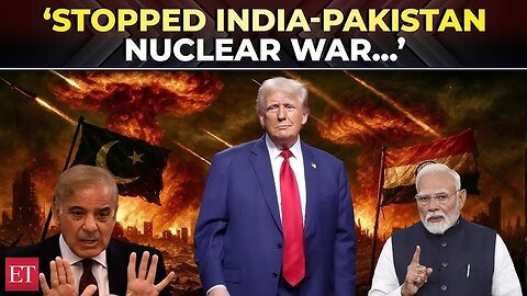 President Trump stopped the "Nuclear conflict" between Pak-India War