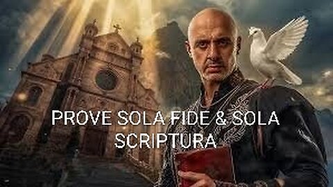 PROVE SOLA FIDE & SOLA SCRIPTURA YouTube Video Link https://youtu.be/TzzzQXatINk?feature=shared #t
