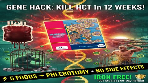 "Ironbound" by Shelly Manning: EXPOSE Hemochromatosis – NO Bloodletting/Drugs FOREVER! 🔥