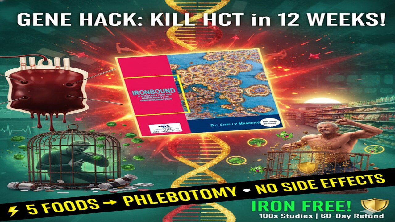"Ironbound" by Shelly Manning: EXPOSE Hemochromatosis – NO Bloodletting/Drugs FOREVER! 🔥
