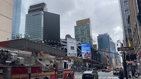 Times Square Vomiting Outwards (Manhattan)