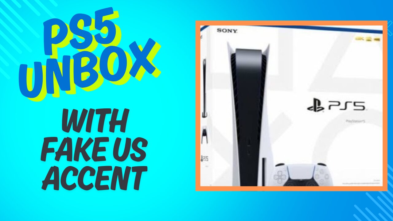 Unboxing a PS5