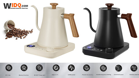 🔥 Precision Brewing Made Easy – Smart Gooseneck Kettle! ☕