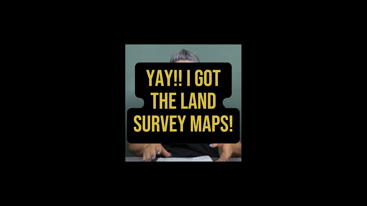 Yay, The Maps From Land Survey! ✅