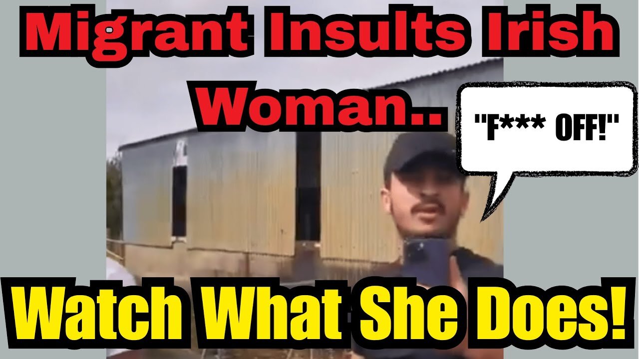 Shocking Footage: Irish Woman Confronted by Migrants While Fetching Water for Animals