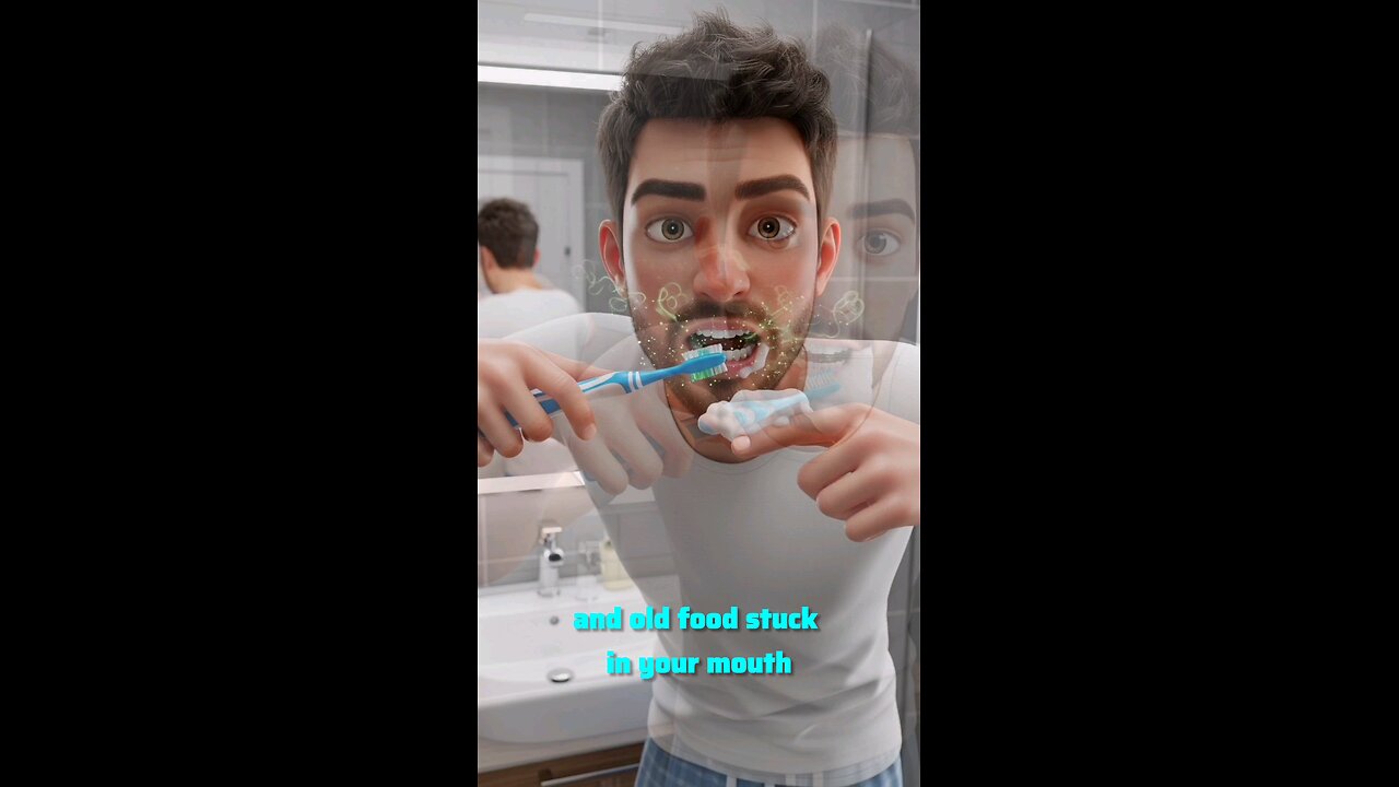 Why do teeth smell very bad?