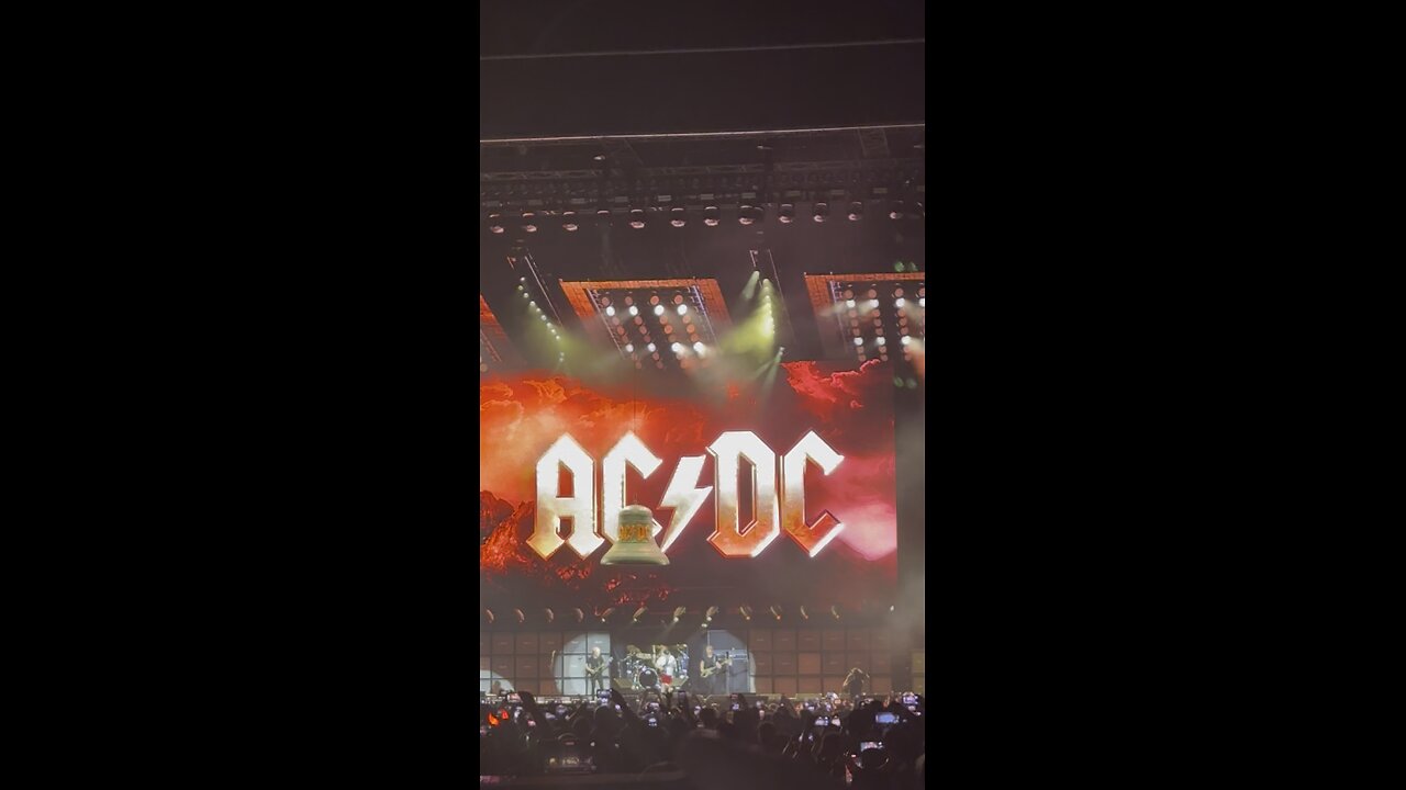 AC/DC “Hells Bells” live AT&T Stadium Arlington TX 2025