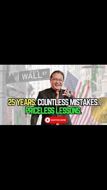 📉 25 Years. Countless Mistakes. Priceless Lessons.