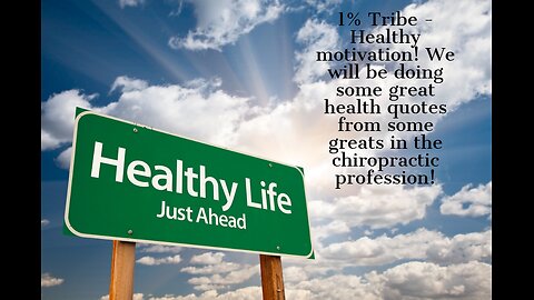 1% Tribe - Healthy motivation! Some great health quotes from the greats in holistic living!