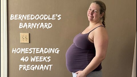 Homesteading 40 Weeks Pregnant