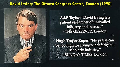💢David Irving: The Ottawa Congress Centre, Canada (1990)