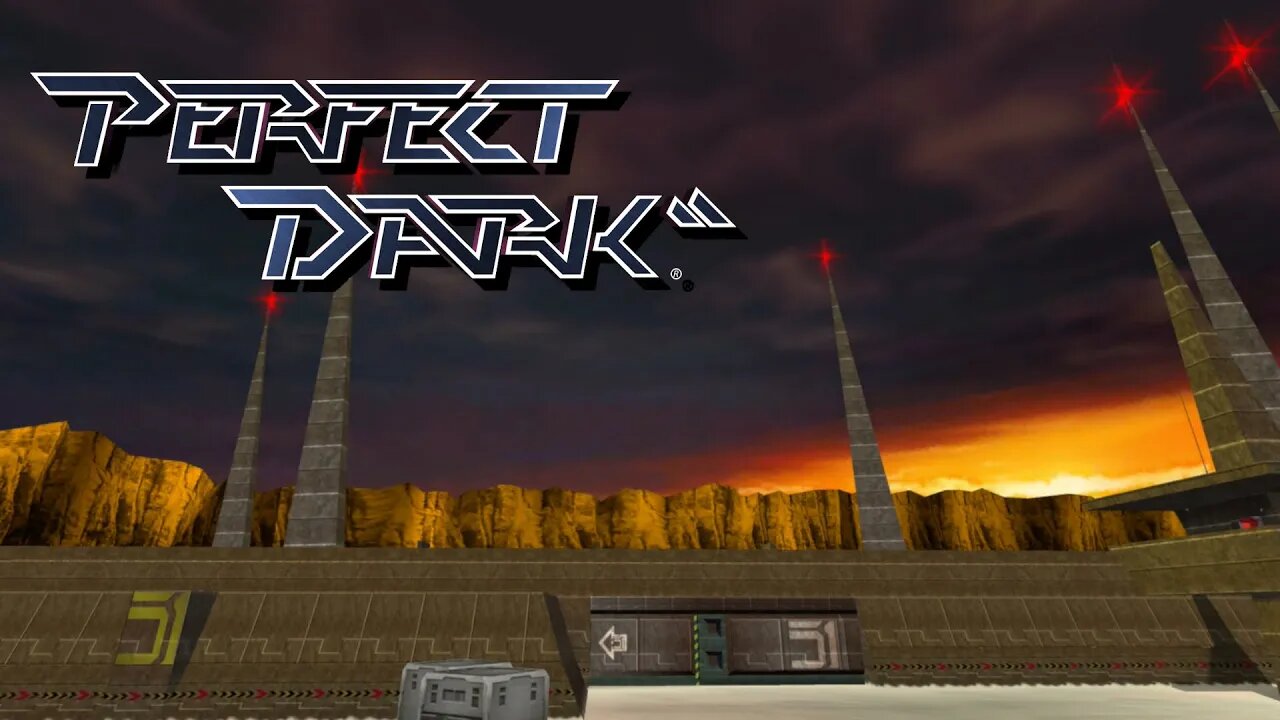 Perfect Dark XBLA - Area 51: Infiltration - Perfect Agent [No Damage]