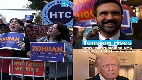 Tension rises between Trump and NYC over potential Mamdani win • FRANCE 24 English