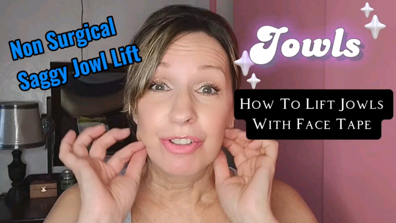 How to Use Facial Taping for Lifting Jowls