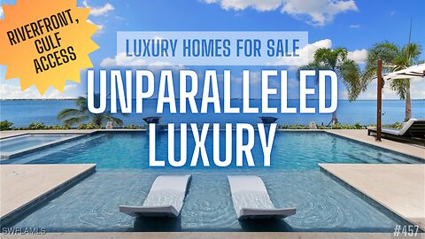 WATERFRONT HOME | POOL | Fort Myers Homes | LUXURY HOMES For Sale in Southwest Florida Real Estate