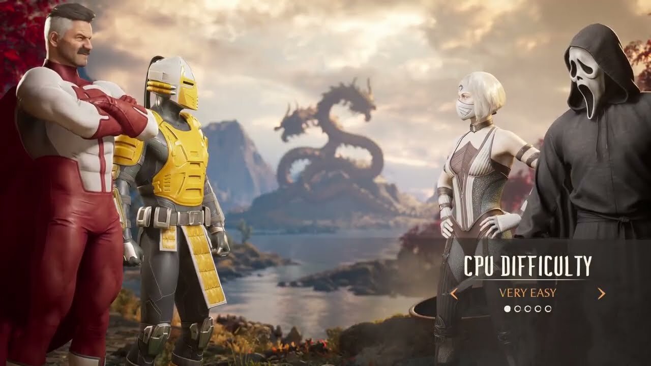 Mortal Kombat 1 - Omni-Man vs Ghostface (Easy)