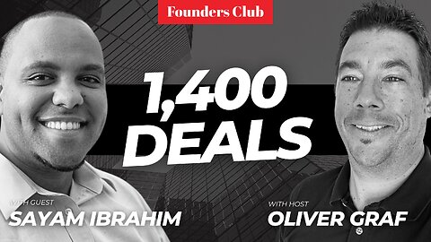 From Broke to 1,400 Deals: How Sayam Ibrahim Built A Real Estate Empire | Founders Club