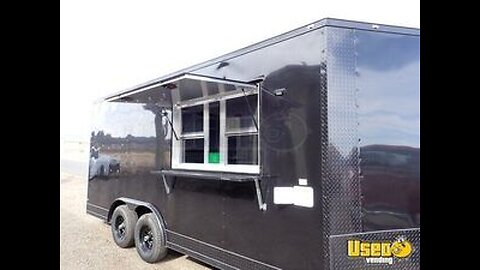 2023 Empire 8.5' x 18' Kitchen Food Concession Trailer with Pro-Fire System for Sale in New Mexico!