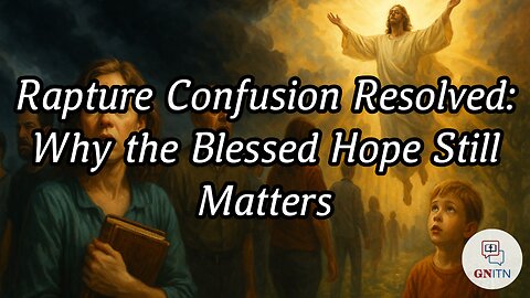 GNITN Rapture Confusion Resolved: Why the Blessed Hope Still Matters week one - The Blessed Nope