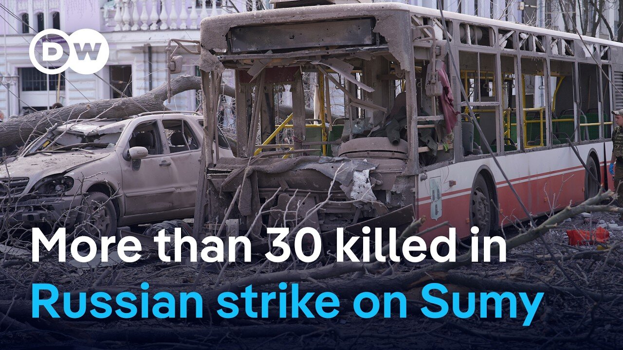 Russian Missile Strike on Sumy: At Least 34 Dead Amid Palm Sunday Services | DW News