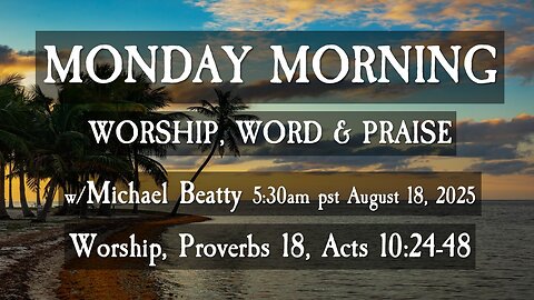 🌤️MONDAY MORNING✝️