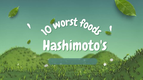 13 worst foods for hashimoto's