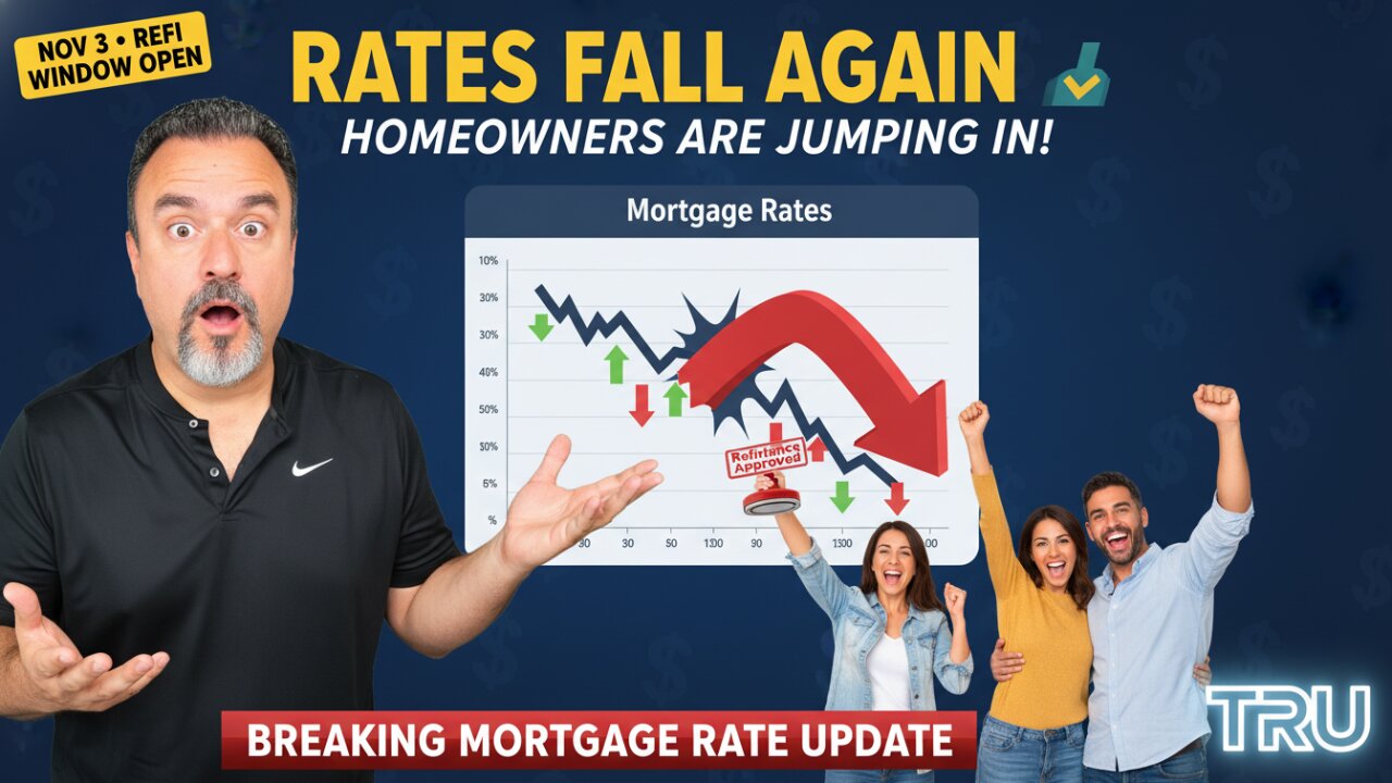 Mortgage Rates Near 1-Year Lows — Is the Refi Window Opening?