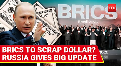Putin Dollar Shock For Trump After BRICS Declaration Russia's Big De-Dollarisation Announcement