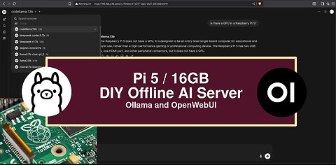 DIY Offline AI Server | Ollama + OpenWebUI on a Pi 5