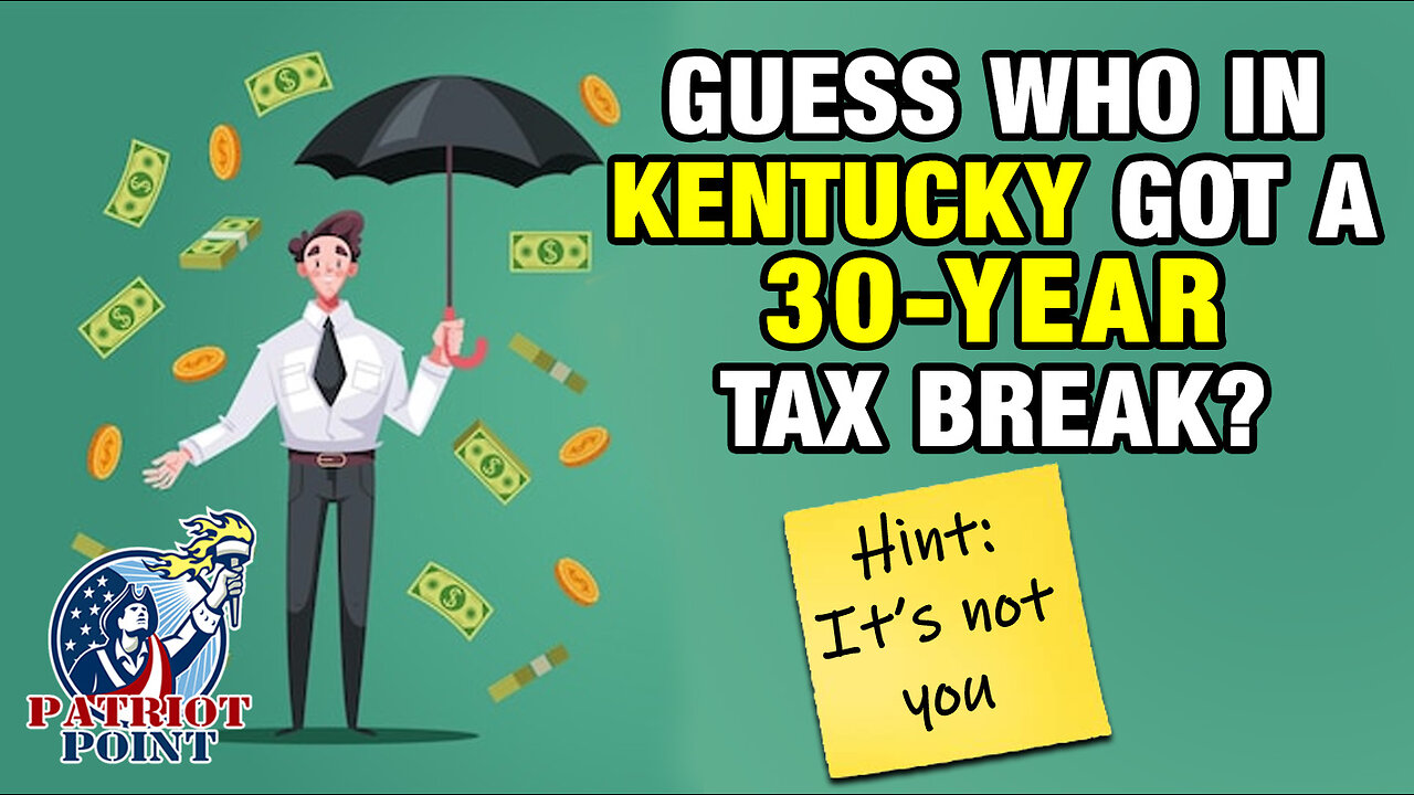 Guess who got a 30-year tax break