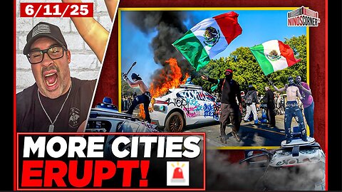 6/11/25 -🚨 ALERT More Cities ERUPT! Newsom Battles Trump! Marines Deployed - Is This Civil War? - NINO