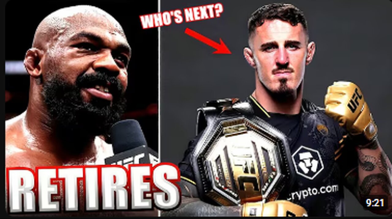 Jon Jones RETIRES...Tom Aspinall is THE NEW Undisputed Heavyweight Champion (Next for Aspinall?)
