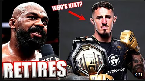 Jon Jones RETIRES...Tom Aspinall is THE NEW Undisputed Heavyweight Champion (Next for Aspinall?)