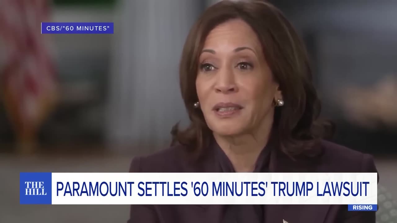 Paramount SETTLES Trump's CBS '60 Minutes' LAWSUIT