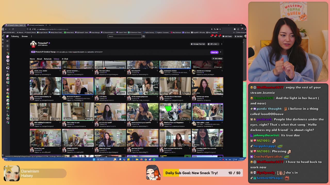 [11/05/25] Recap of October~! + Dead Space 2 (im stinky im sorry o-o)