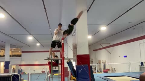 Gymnastics Coach Crashes Into Cement Pole