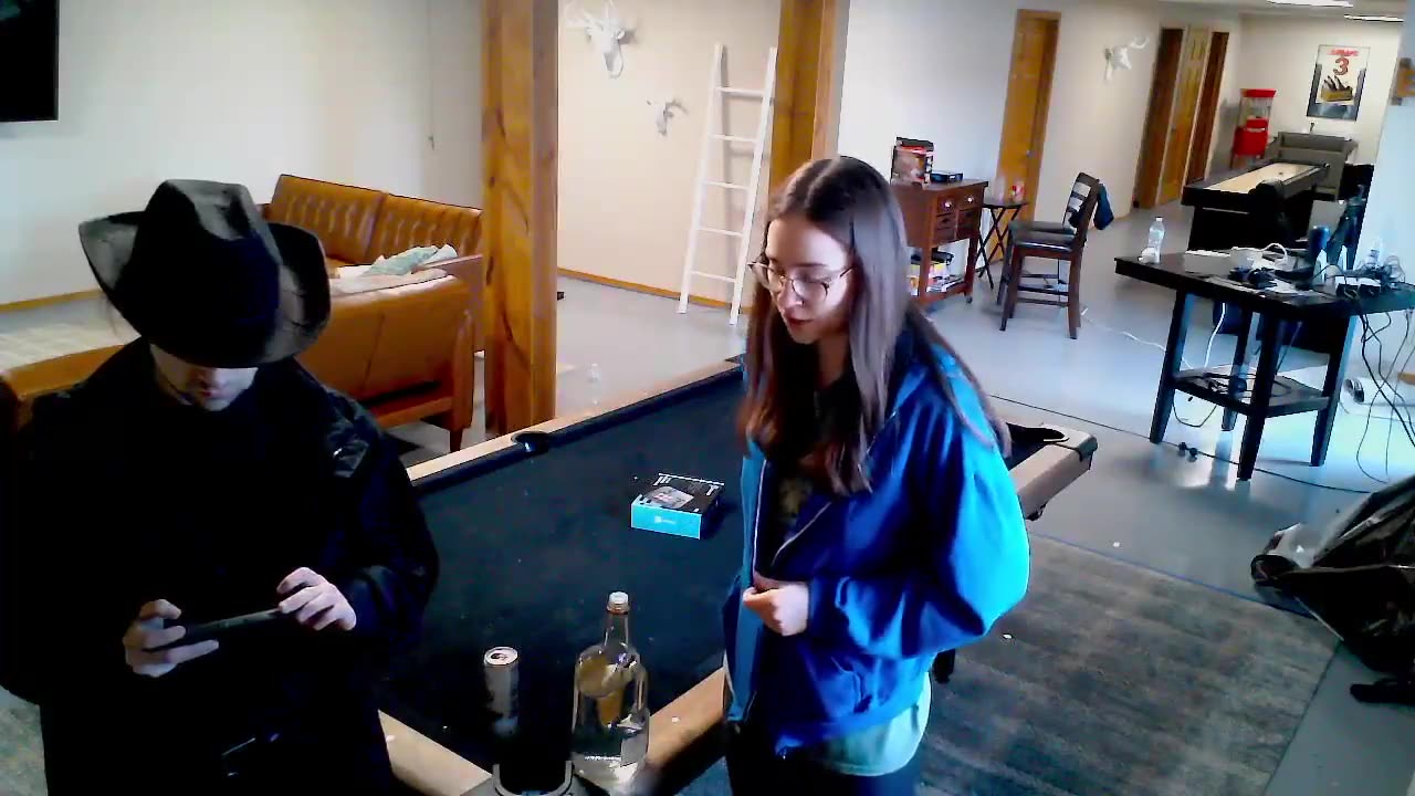 Brookie prank gone wrong, Clarice drinks (toilet?) water Tito's (Sardine Tin)
