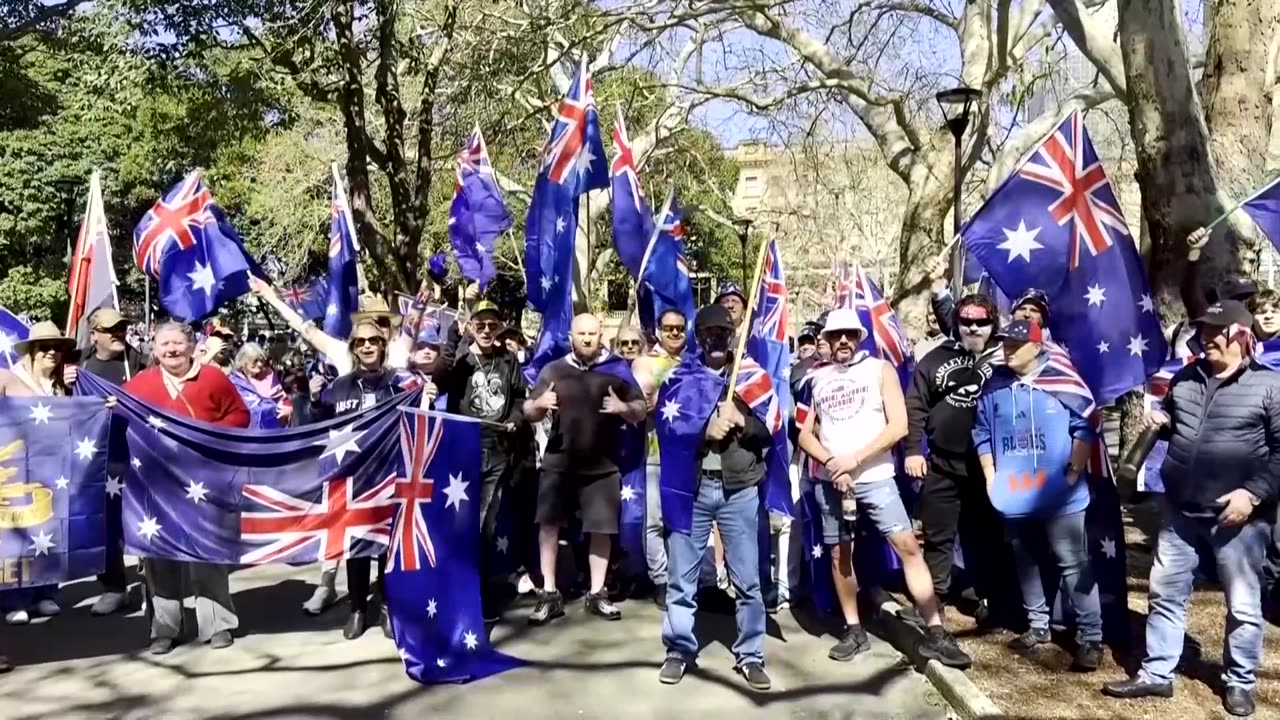 Thousands join rallies against mass immigration across Australia