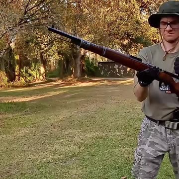 1917 Gew. 98 - 8mm #国外合法拍摄国内请勿模仿 #武器科普 #实弹射击 #男人减速带 #靶场射击
