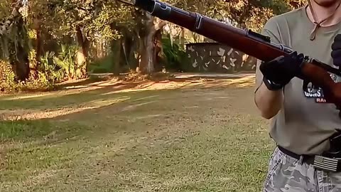 1917 Gew. 98 - 8mm #国外合法拍摄国内请勿模仿 #武器科普 #实弹射击 #男人减速带 #靶场射击
