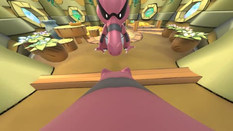 Krookodile First Person Mirror POV Post Transformation Pokemon Mystery Dungeon Animation