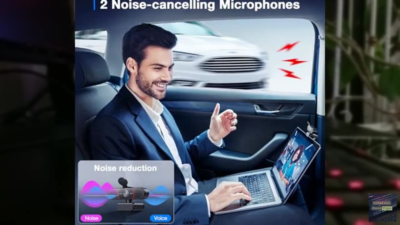 EMEET C960 4K Webcam for PC, 4K UHD Sony Sensor, PDAF Auto Focus, Dual AI Noise-